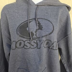 NWOT- Mossy Oak- Woman's- Blue Grey- Hoodie- Size Medium Would fit youth Large
